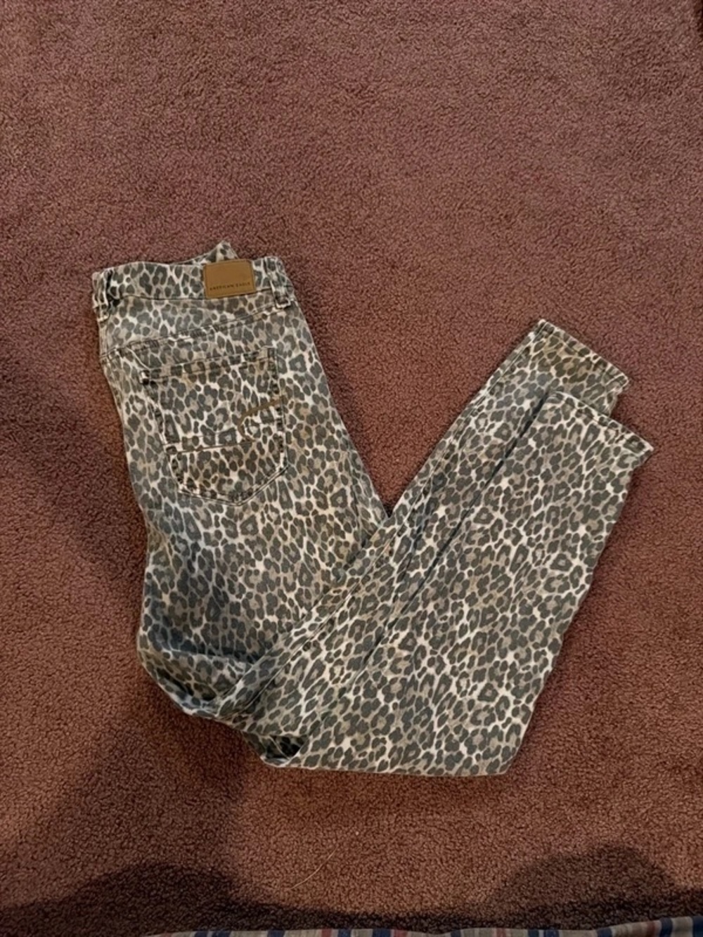 American Eagle Leopard Print Women’s Jeans - Animal Print Skinny Jeans
